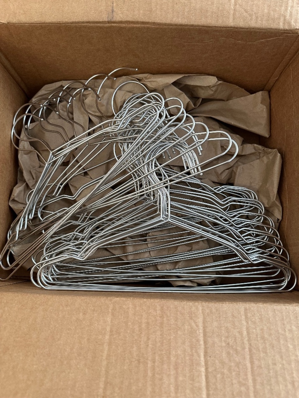 Hangers 25 pieces Heavy Duty Metal for small children clothes 12"W X 7"L